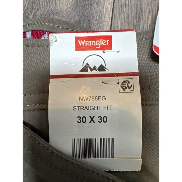Wrangler Performance Cargo Pants 30x30 Straight Fit Comfort Flex Waistband Moist - Picture 2 of 6
